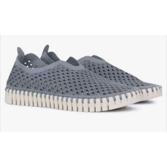 ILSE JACOBSEN Tulip 3275 "Grey" Slip On Shoes Size 37 - Picture 1 of 7